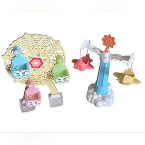Calico Critters Ferris Wheel & Airplane Ride Set – Amusement Park Fun Sylvanian